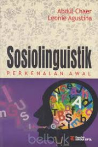 SOSIOLINGUISTIK PERKENALAN AWAL