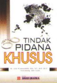 TINDAK PIDANA KHUSUS