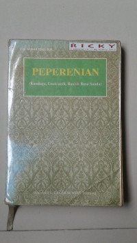 Peperenian : kandaga,Unak-unik,Rusiah Bahasa Sunda