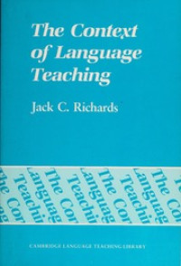 THE CONTEXT OF LANGUAGE TEACHING